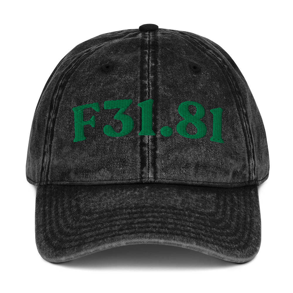F31.81 Bipolar II Disorder - Black / Kelly Green