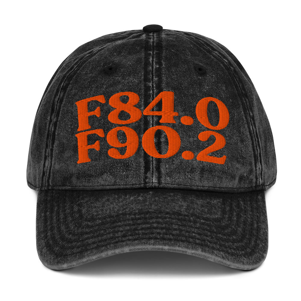 AuDHD (Autism + ADHD) - Black / Orange