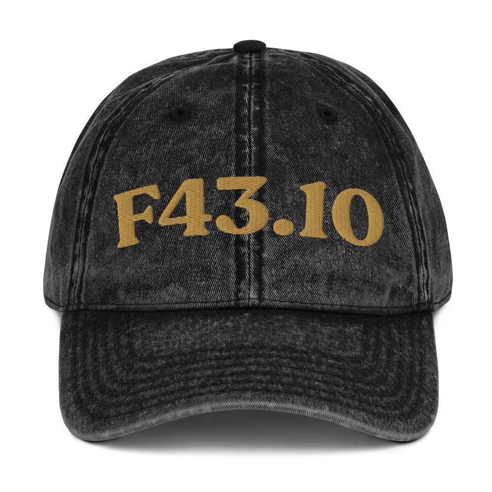 F43.10 Post-Traumatic Stress Disorder - Black / Old Gold