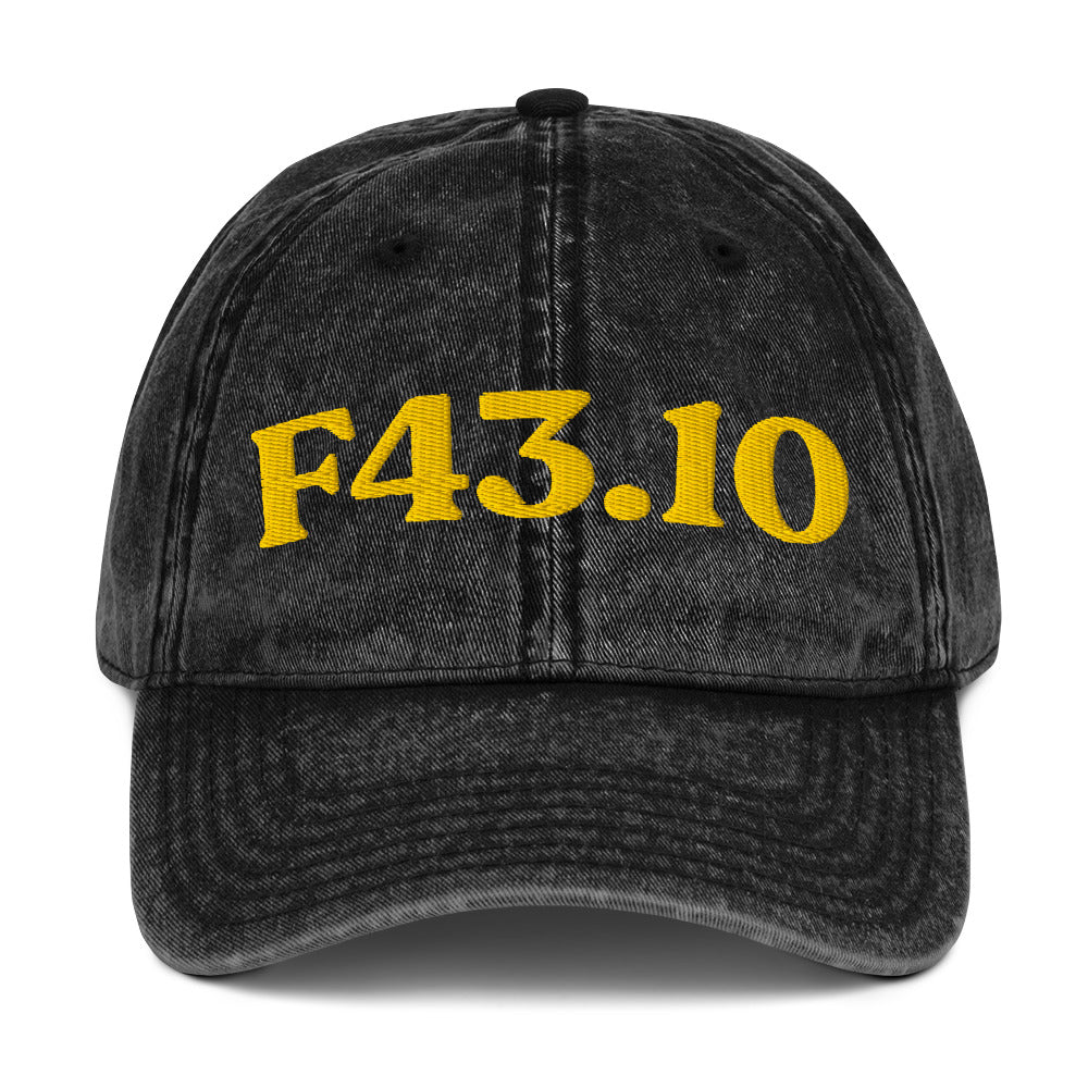 F43.10 Post-Traumatic Stress Disorder - Black / Gold