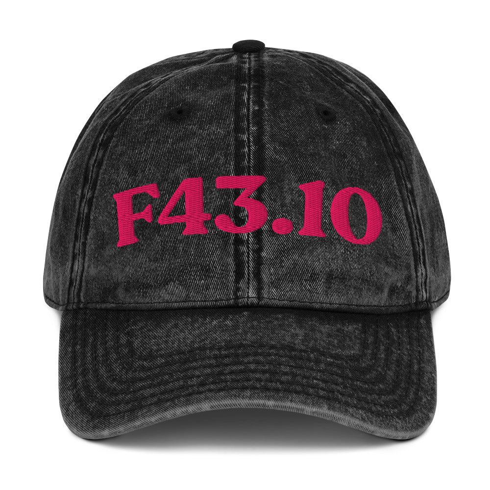 F43.10 Post-Traumatic Stress Disorder - Black / Flamingo