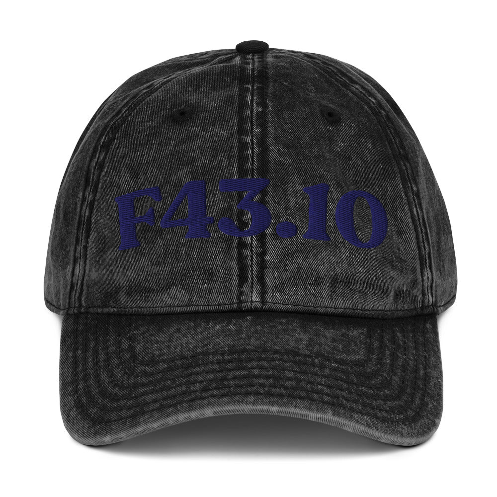 F43.10 Post-Traumatic Stress Disorder - Black / Navy