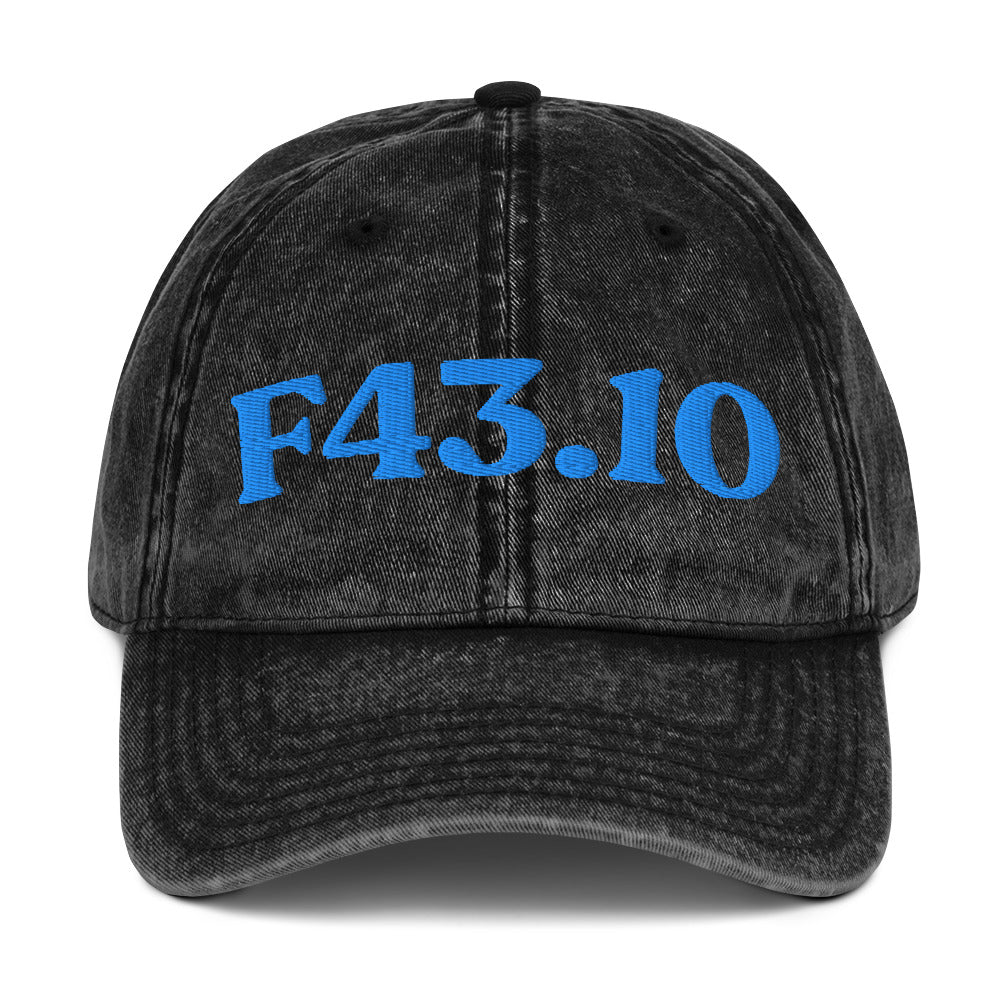 F43.10 Post-Traumatic Stress Disorder - Black / Aqua/Teal