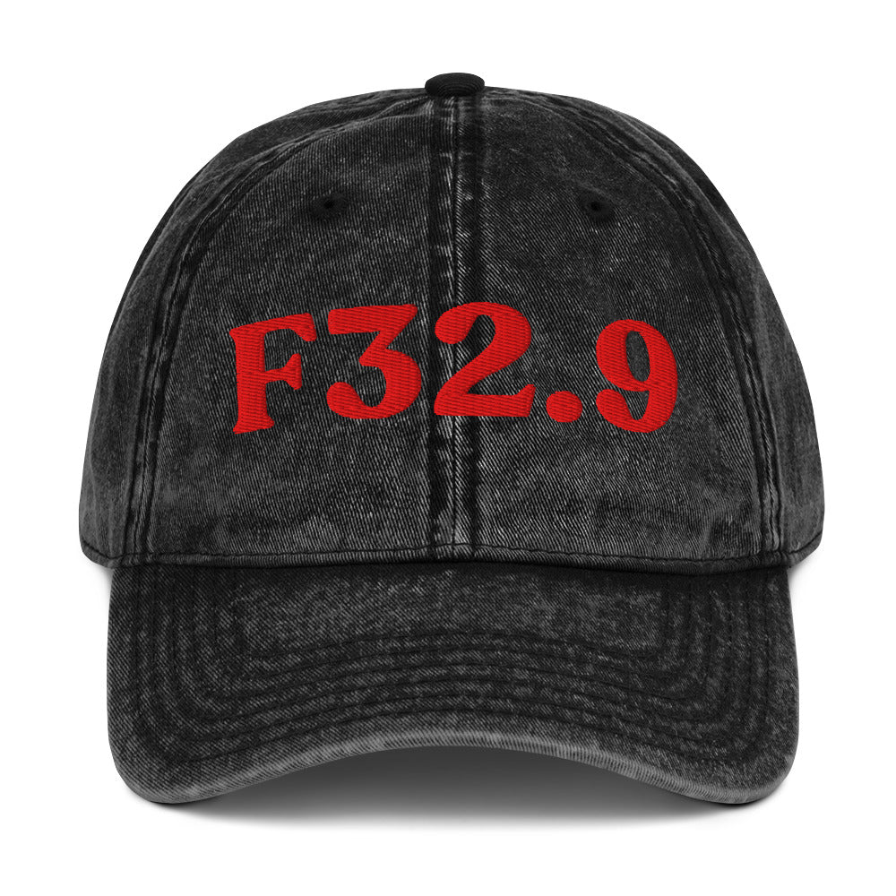 F32.9 Major Depressive Disorder - Black / Red