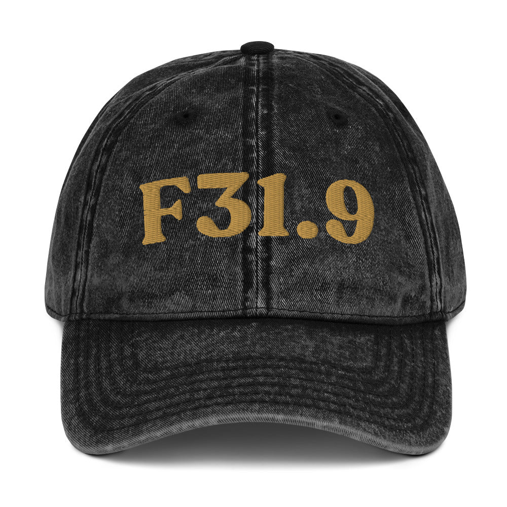 F31.9 Bipolar Disorder - Black / Old Gold