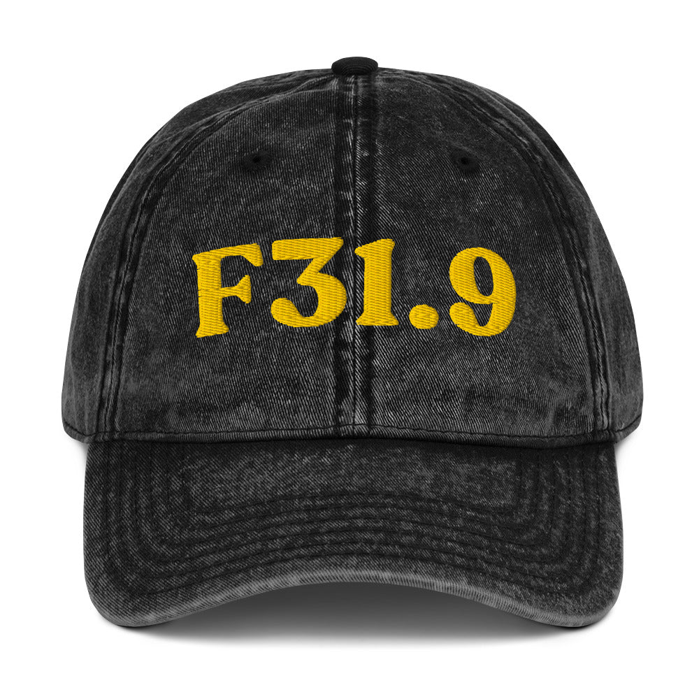 F31.9 Bipolar Disorder - Black / Gold