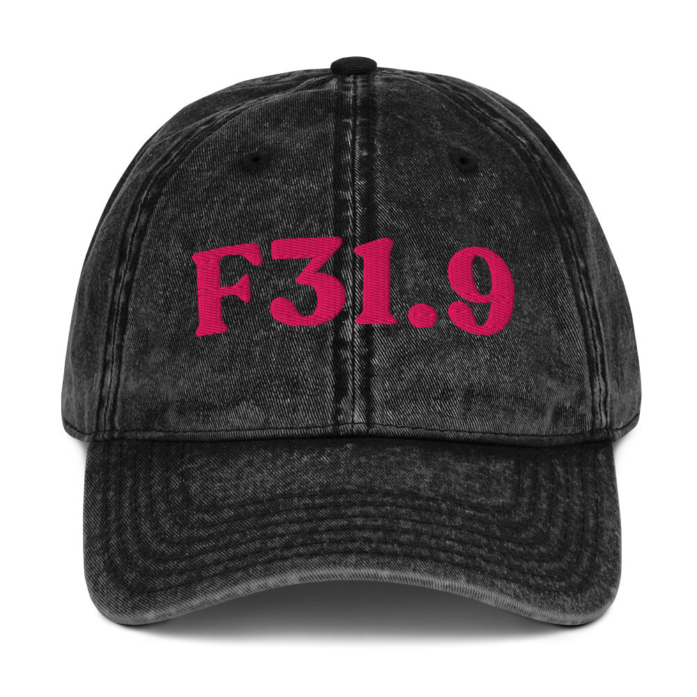 F31.9 Bipolar Disorder - Black / Flamingo