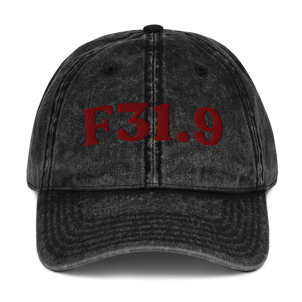 F31.9 Bipolar Disorder - Black / Maroon