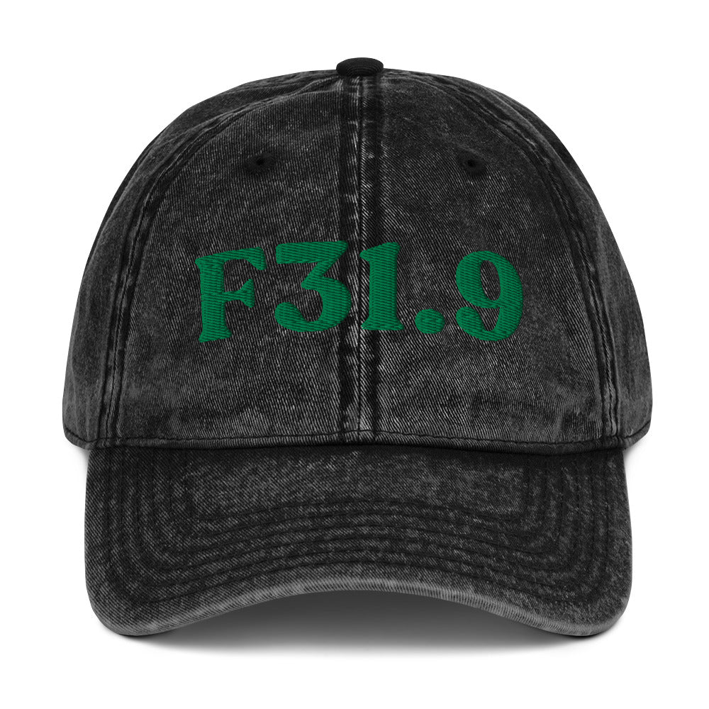 F31.9 Bipolar Disorder - Black / Kelly Green