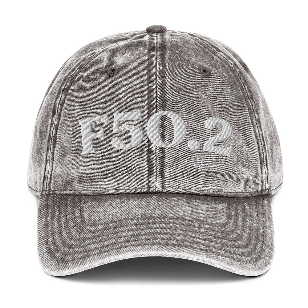 F50.2 Bulimia Nervosa - Charcoal Grey / White