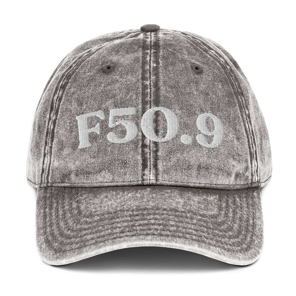 F50.9 Eating Disorder - Charcoal Grey / White