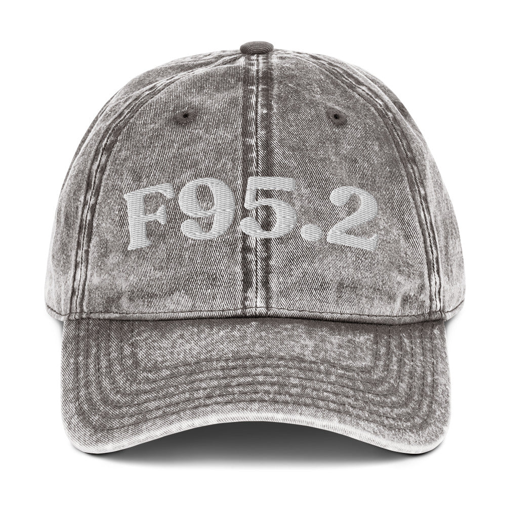 F95.2 Tourette Syndrome - Charcoal Grey / White