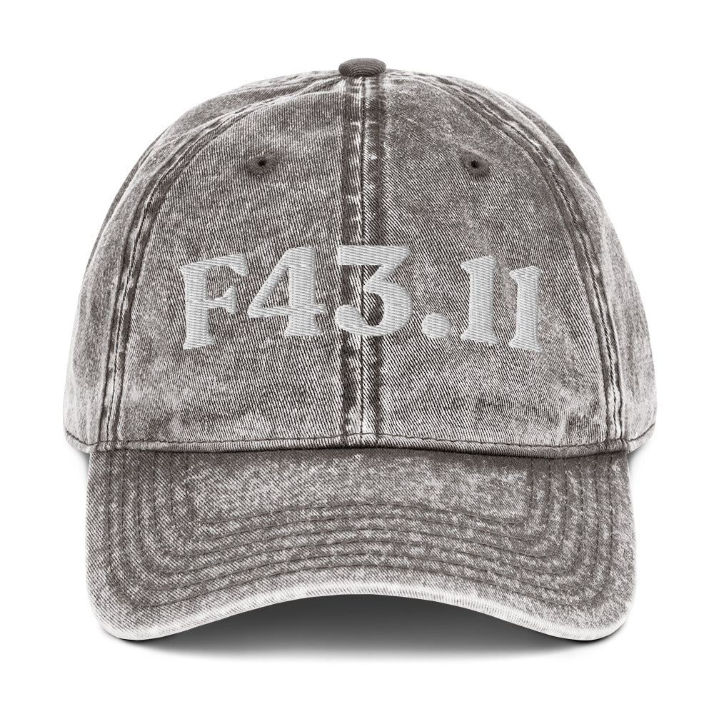F43.11 Post-Traumatic Stress Disorder, Acute - Charcoal Grey / White