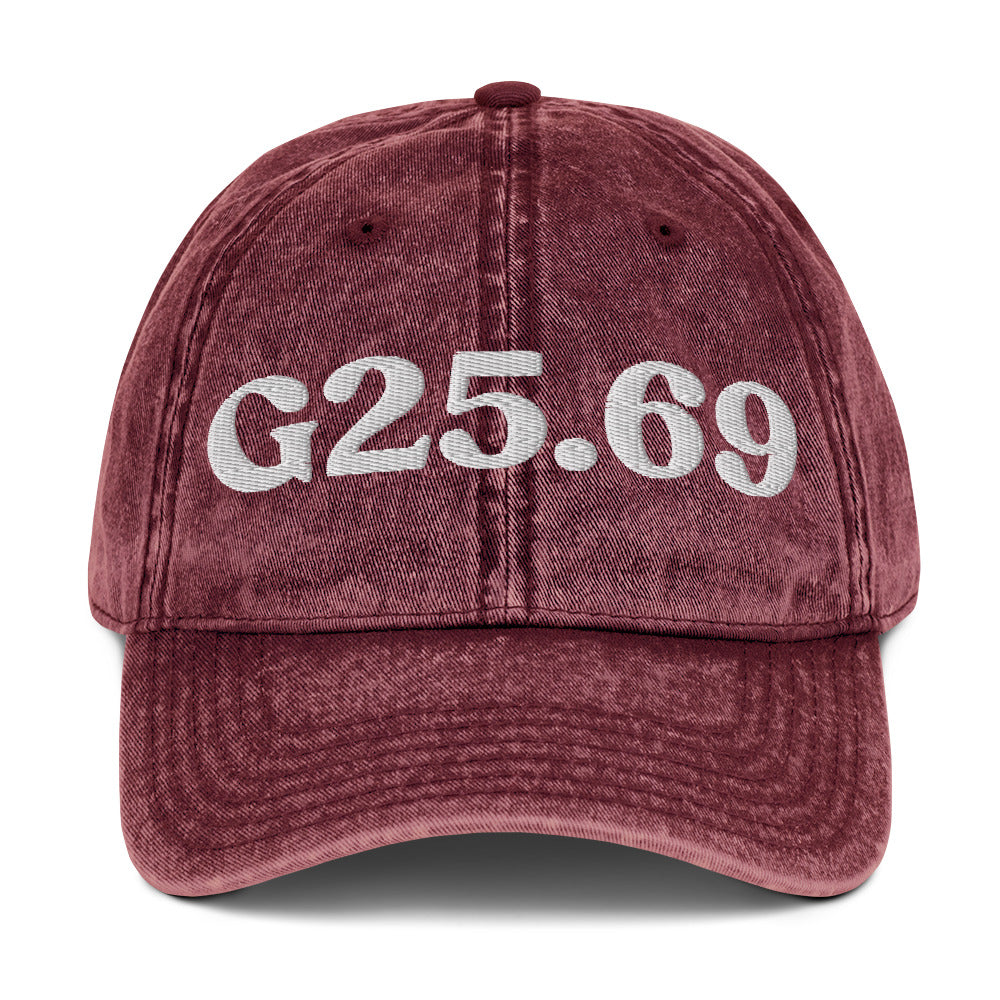 G25.69 Tic Disorder, Unspecified - Maroon / White