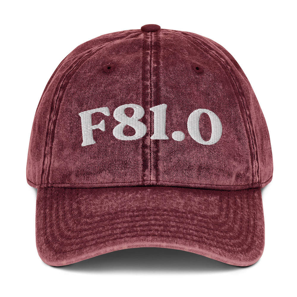 F81.0 Dyslexia - Maroon / White