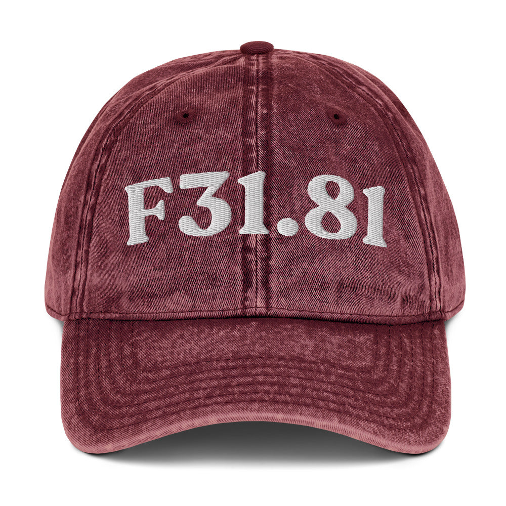 F31.81 Bipolar II Disorder - Maroon / White