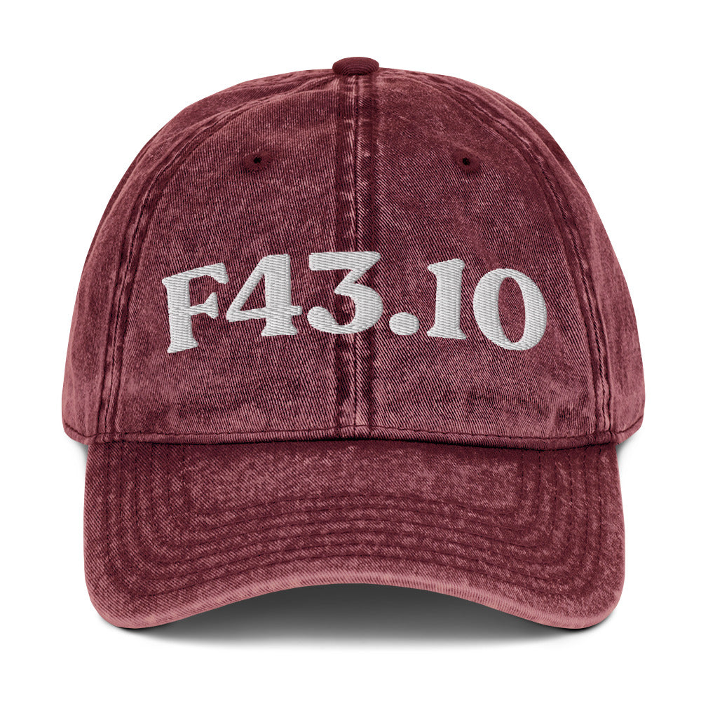 F43.10 Post-Traumatic Stress Disorder - Maroon / White