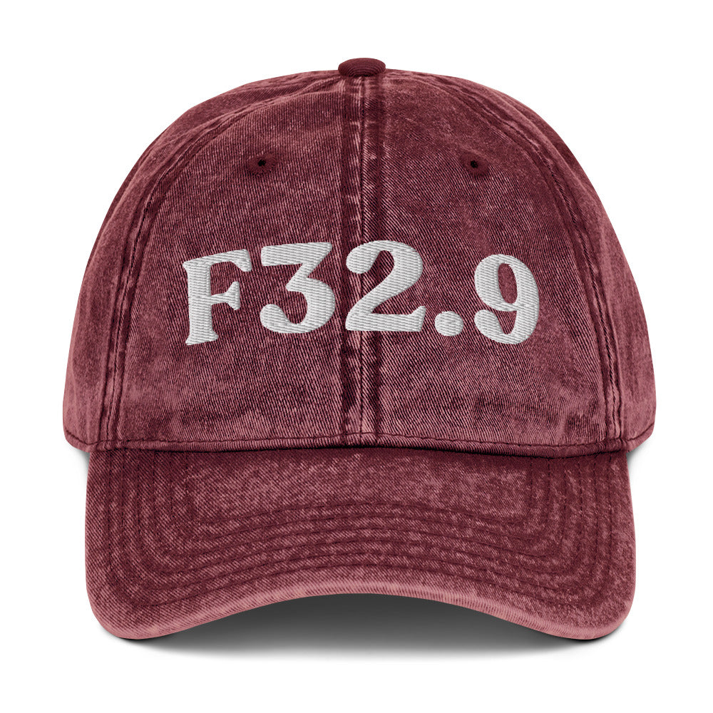 F32.9 Major Depressive Disorder - Maroon / White