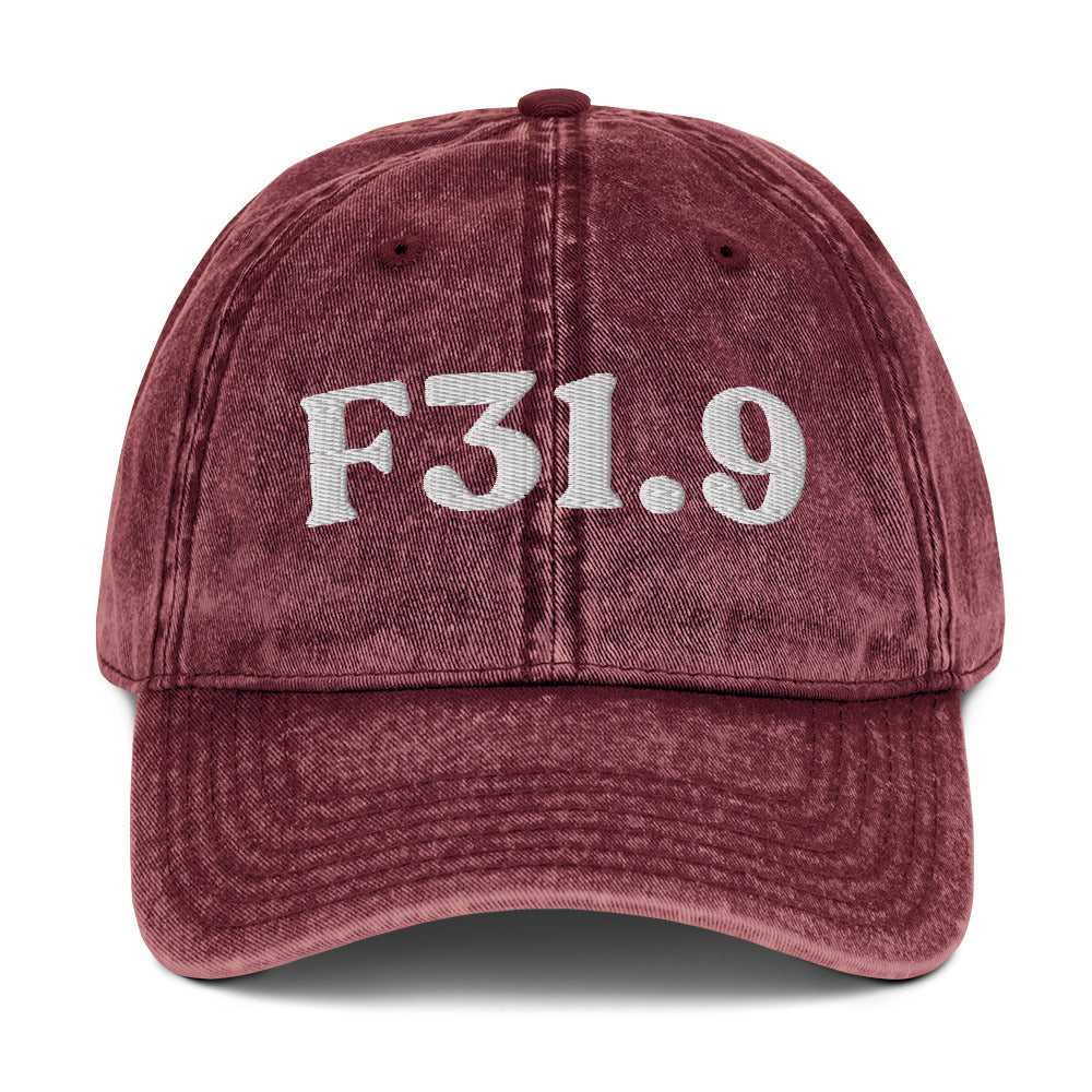 F31.9 Bipolar Disorder - Maroon / White