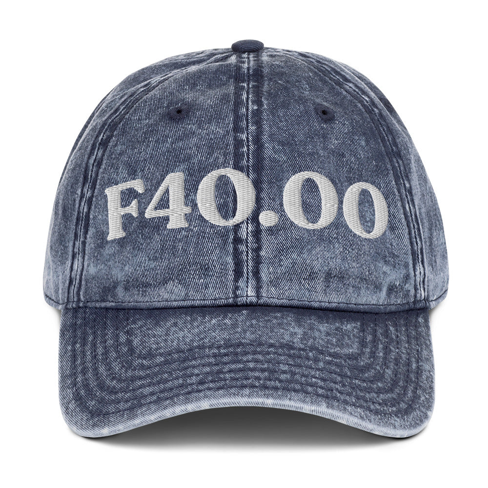 F40.00 Agoraphobia - Navy / White