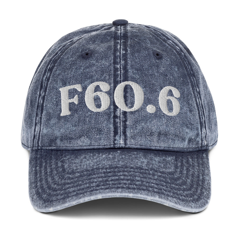 F60.6 Avoidant Personality Disorder - Navy / White