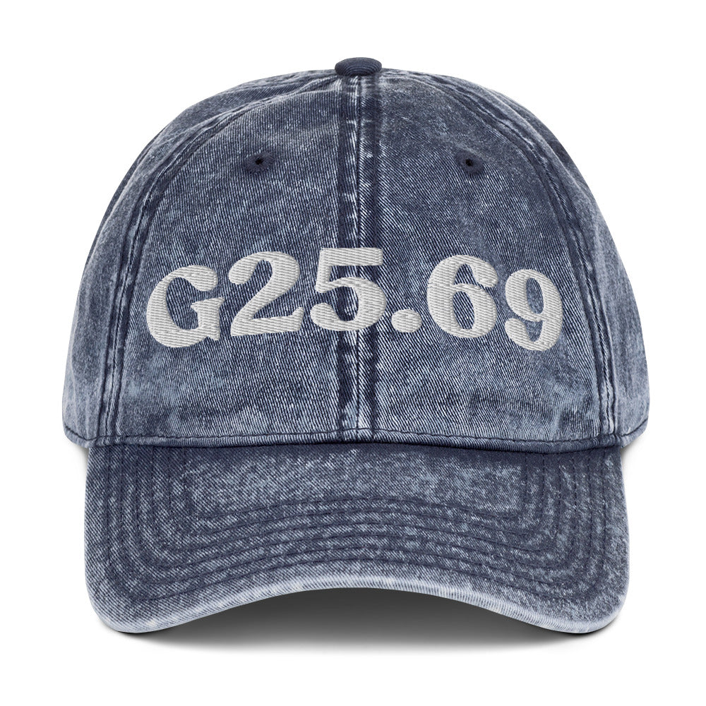 G25.69 Tic Disorder, Unspecified - Navy / White