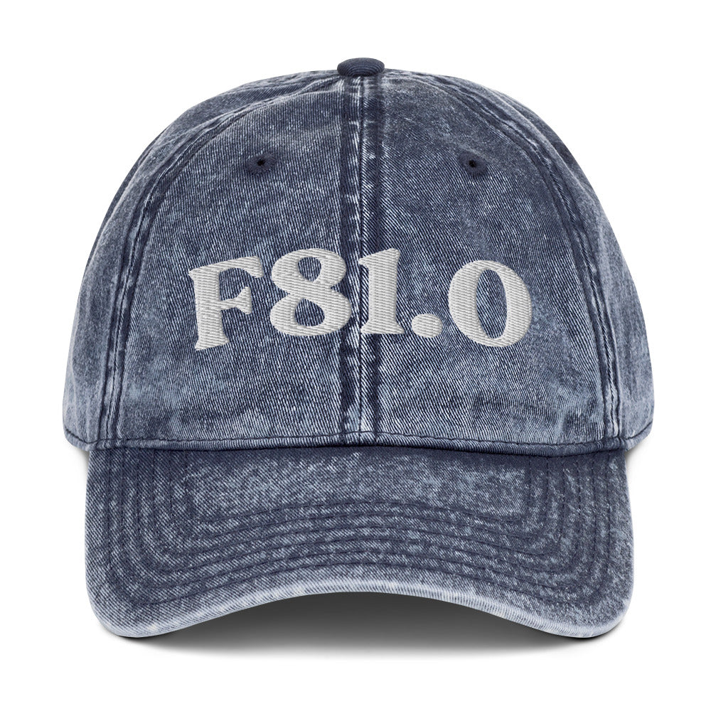 F81.0 Dyslexia - Navy / White