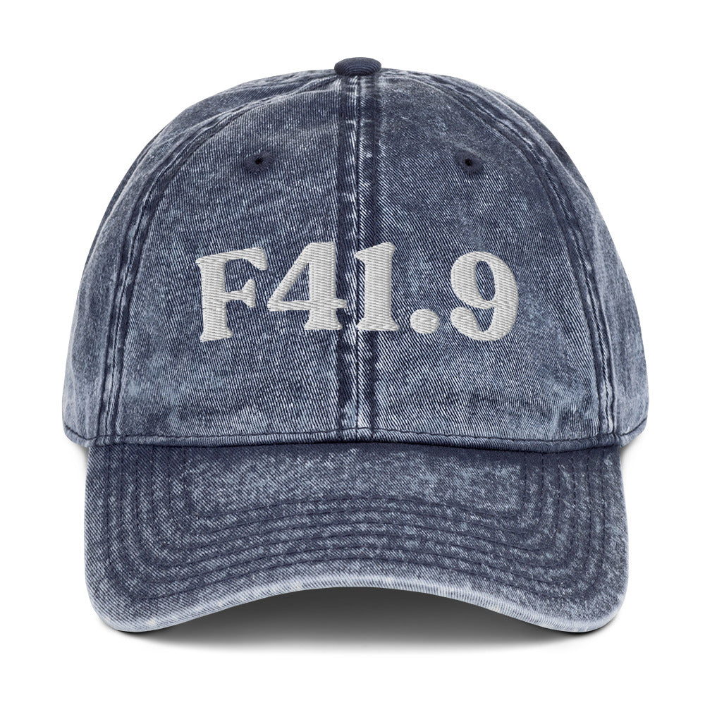 F41.9 Anxiety Disorder - Navy / White
