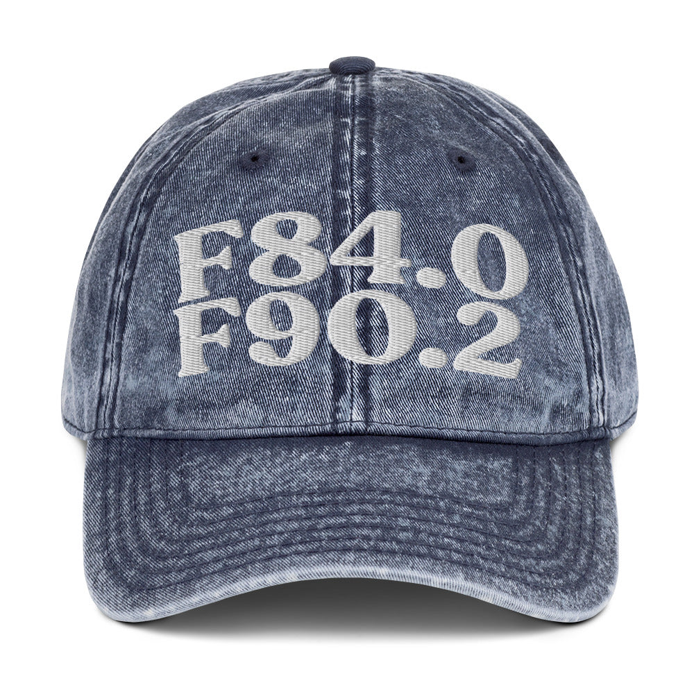 AuDHD (Autism + ADHD) - Navy / White
