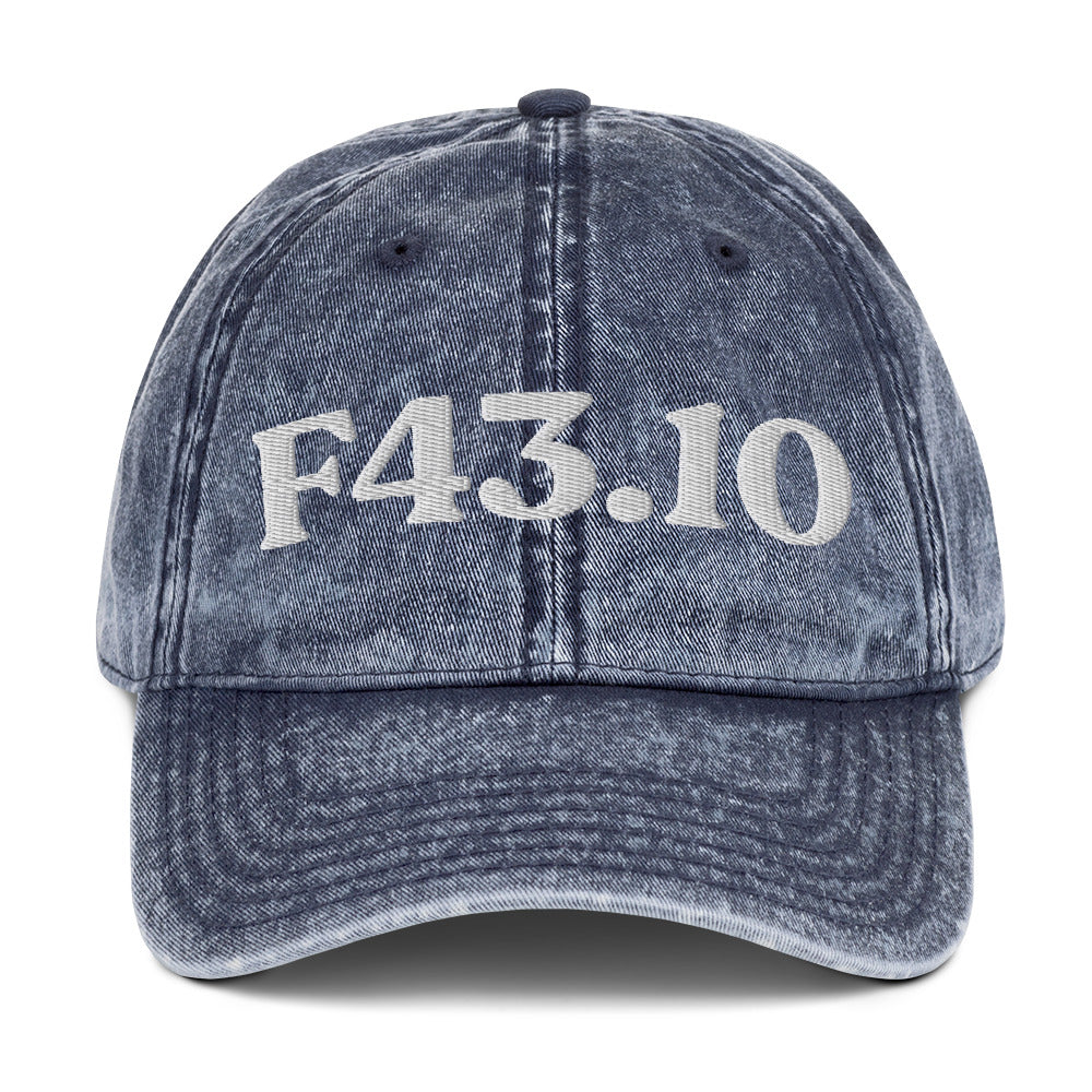 F43.10 Post-Traumatic Stress Disorder - Navy / White