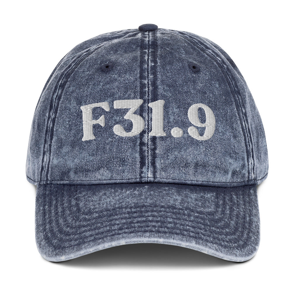 F31.9 Bipolar Disorder - Navy / White