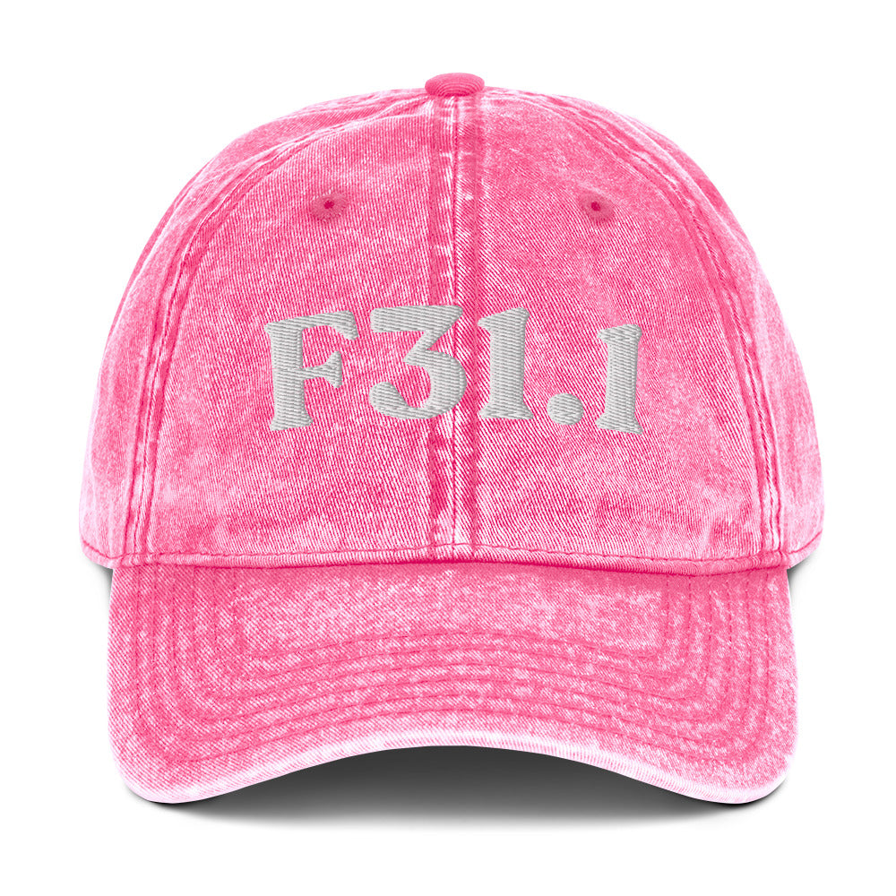 F31.1 Bipolar I Disorder, Manic Episode - Pink / White