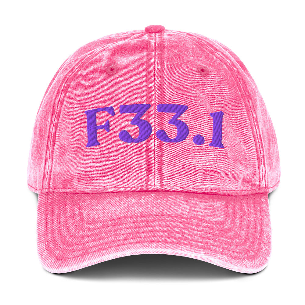 F33.1 Major Depressive Disorder, Recurrent Moderate - Pink / Purple