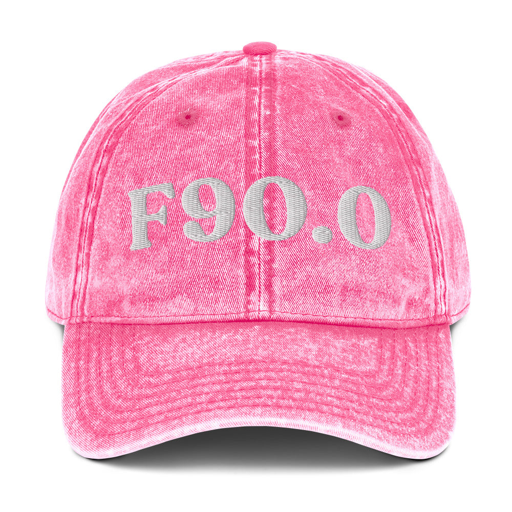 F90.0 ADHD, Predominantly Inattentive - Pink / White