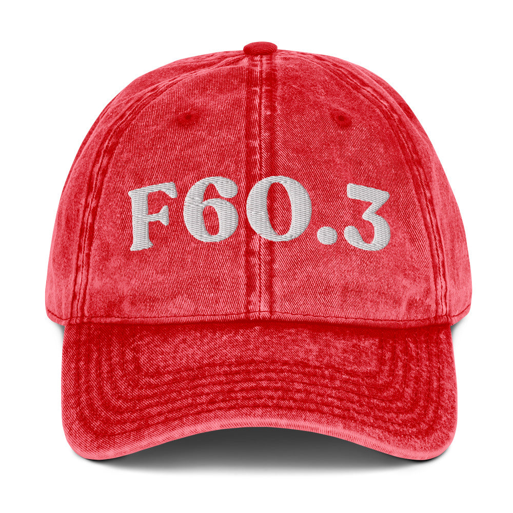 F60.3 Borderline Personality Disorder - Red / White