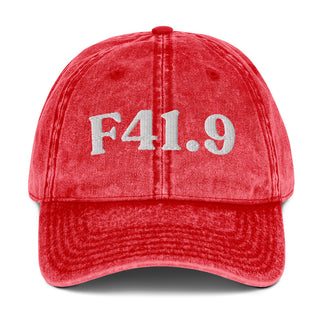 F41.9 Anxiety Disorder: Vintage Cap
