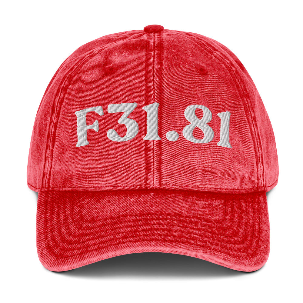 F31.81 Bipolar II Disorder - Red / White