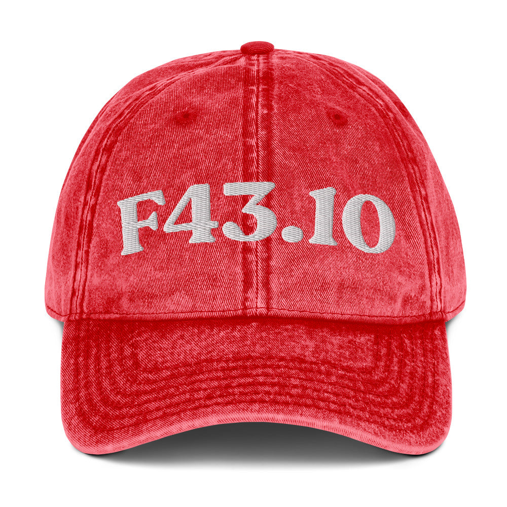 F43.10 Post-Traumatic Stress Disorder - Red / White