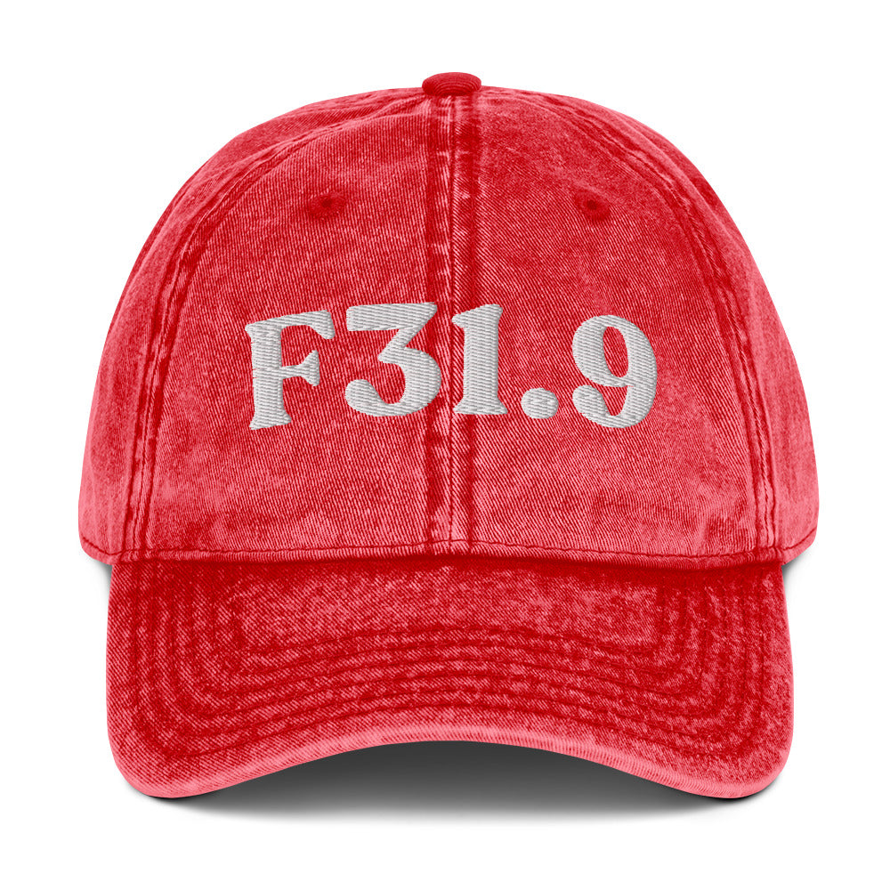 F31.9 Bipolar Disorder - Red / White